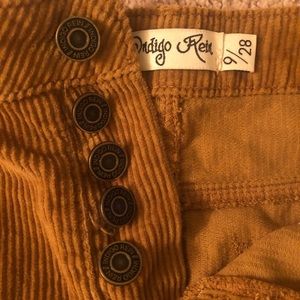 Corduroy mini-skirt